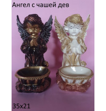Ангел с чашей. девочка  зол