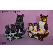 Три филина на коряге