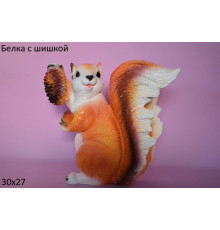Белка с шишкой