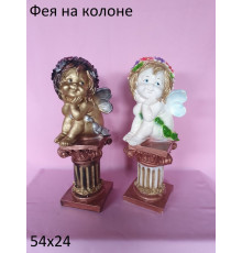 Фея на колонне золото