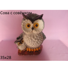 Сова с совенком