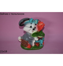 Заяц цветок
