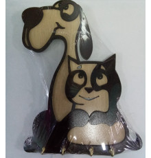 Ключница Кот и пес