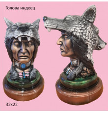 голова индейца